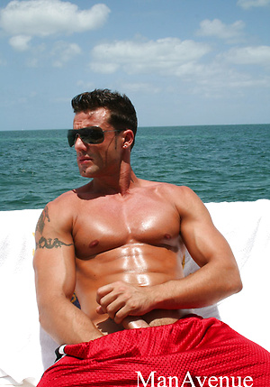 Hot muscle hunk in: Top Deck by ManAvenue image 6