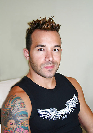 Hot tattooed guy jacking off by ManAvenue image 1