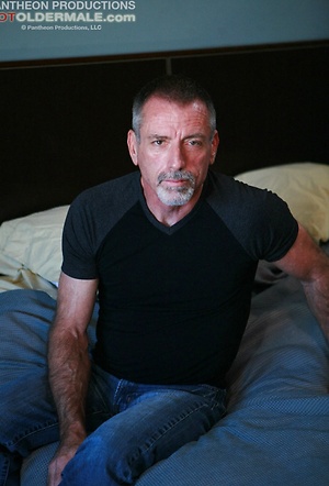 Silver daddy Rex naked by Hot Older Male image 1