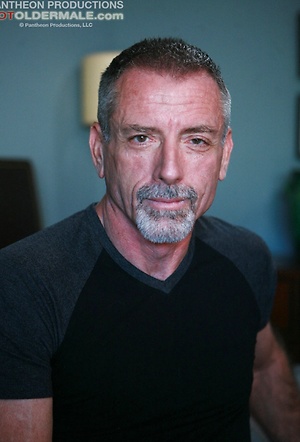 Silver daddy Rex naked by Hot Older Male image 2