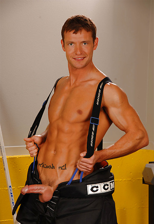 Kevin Crows posing in a gym by Nextdoor Male image 15