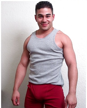 Omar plays with his cock by Nextdoor Male image 2