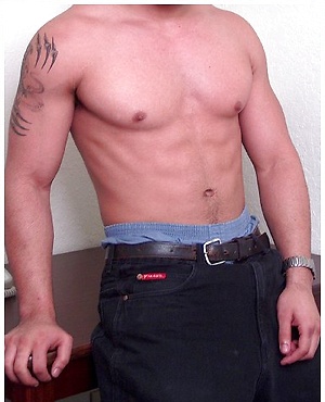 Omar plays with his cock by Nextdoor Male image 10