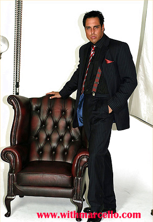Nothing turns Marcello on more than getting photographed in his sexy suits by With Marcello image 2