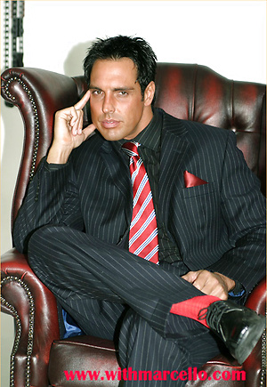Nothing turns Marcello on more than getting photographed in his sexy suits by With Marcello image 3