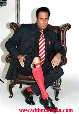 Nothing turns Marcello on more than getting photographed in his sexy suits by With Marcello image 4