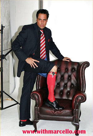 Nothing turns Marcello on more than getting photographed in his sexy suits by With Marcello image 5