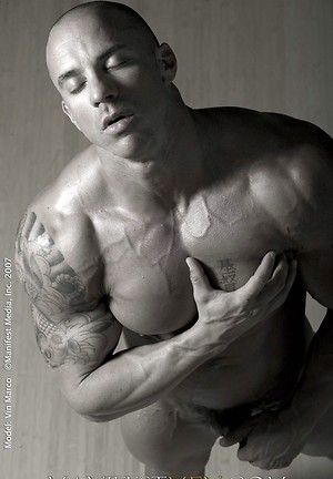 Vin, black and white shoot by Manifest Men image 1