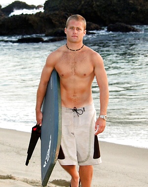 Hot surfer jacking off dick by PerfectGuyz image 2