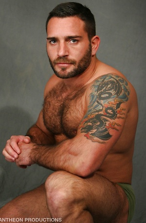 Hairy macho Edu Boxer by Hot Older Male image 7