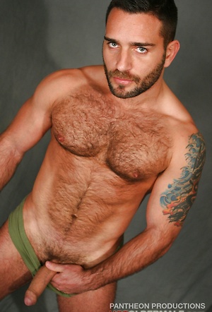 Hairy macho Edu Boxer by Hot Older Male image 12