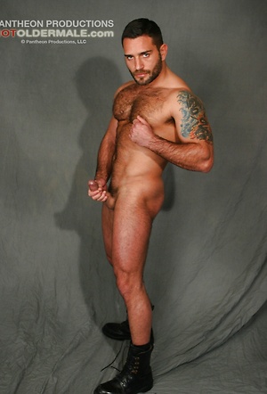 Hairy macho Edu Boxer by Hot Older Male image 16