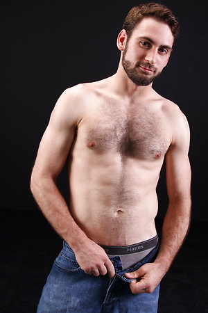 Hairy stud Manning shows cock by ChaosMen image 2