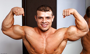 Clayton Cobb poing naked by Muscle Hunks image 9