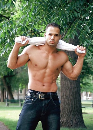 Sexy fitness model Victor Lucca