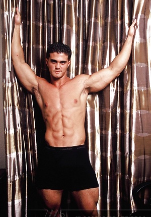 Sexy jock Alain Lamas poses for the camera by Mark Wolff image 2