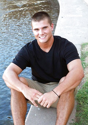 College stud gets naked by Frat Men image 1