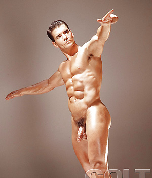Muscle brunette Kevin Ritchie by Colt Studio image 12