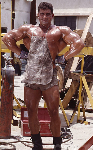 Bodybuilder Bruce Emory naked