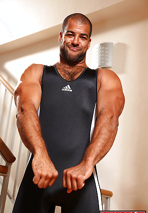 Hairy wrestler Roman Wright by Butch Dixon image 5