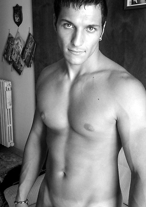 Brunette hunk shows his cock by LucasKazan image 11