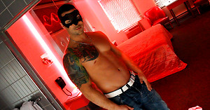 William jacking off his big cock by Maskurbate image 3
