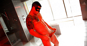 William jacking off his big cock by Maskurbate image 7