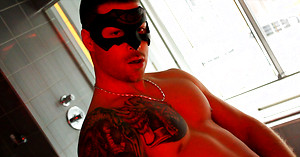 William jacking off his big cock by Maskurbate image 8