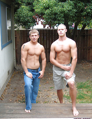 Nick and Tommy D jacking off dicks by Nextdoor Buddies image 3