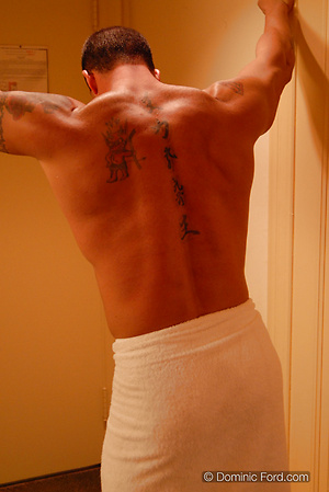 Tony Cage takes a shower by Dominic Ford image 12