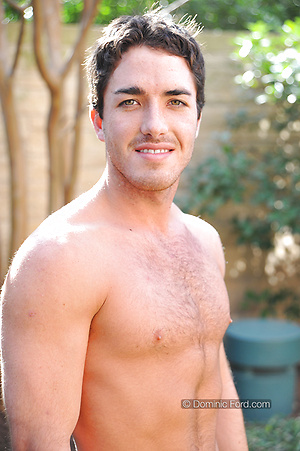 Hot brunette guy Tyler posing naked by Dominic Ford image 7