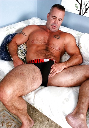 Hairy muscled daddy Adam Rogue by Men Over 30 image 12