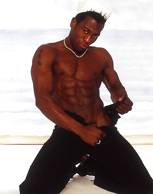 Ebony sailor naked by UKNakedmen image 2