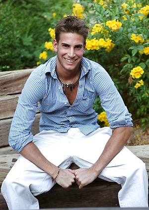 Hot blond college boy naked by Frat Men image 2
