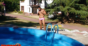 Leandro Silver jacking off outdoors by Alpha Male Fuckers image 1