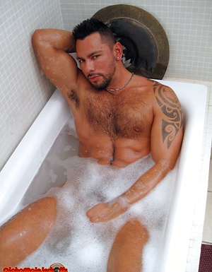 Muscle hairy hunk Tiko cums by Alpha Male Fuckers image 11