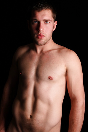 Hot Roscoe posing naked by ChaosMen image 8