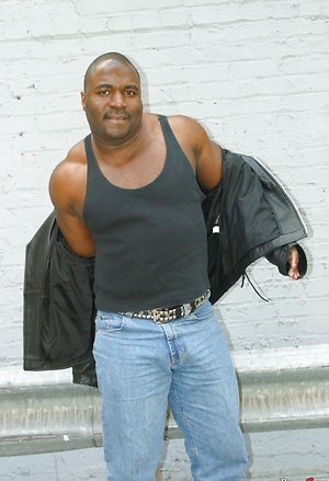 Big ebony man Allen Ray by Black Stud Society image 4