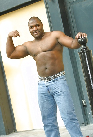 Big ebony man Allen Ray by Black Stud Society image 12