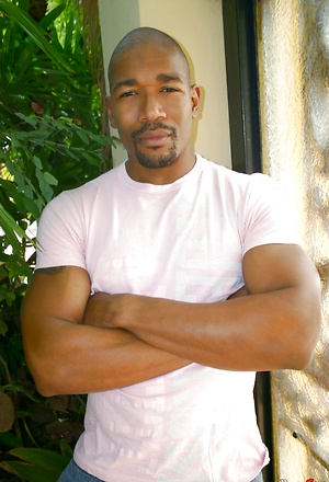 Scott Alexander shows his black cock by Black Stud Society image 3