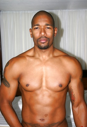 Scott Alexander shows his black cock by Black Stud Society image 13