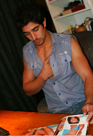 Shawn jacking off dick by Nextdoor Male image 1