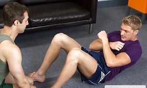 Hot studs Devon Hunter and Gavin Waters fuking by Hot House Backroom image 2