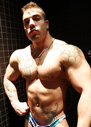 Massive Max Hilton flexes and strips for Ben by Bentley Race image 5