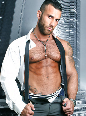 Feeling good, Starring muscle hairy hunk Gianluigi by Men at Play image 4