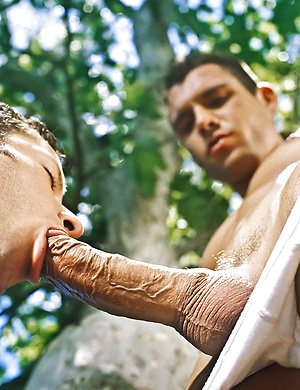 Virgil Sainclair and Tristan Paris fucking outdoors by Jocks Studios image 2
