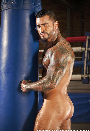 Alexsander Freitas posing by Hairy Boyz image 13