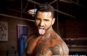 Alexsander Freitas posing by Hairy Boyz image 15