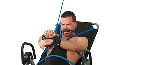 Muscled hunk Will Swagger bounded by Bound Jocks image 2