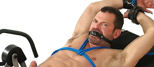 Muscled hunk Will Swagger bounded by Bound Jocks image 12